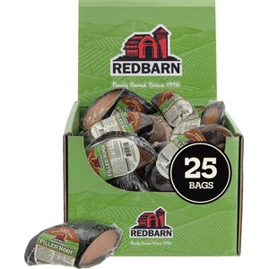 Redbarn Peanut Butter Filled Cow Hooves Dog Treats, 25 count