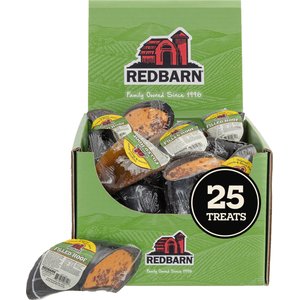 Redbarn Cheese n' Bacon Filled Cow Hooves Dog Treats, case of 25