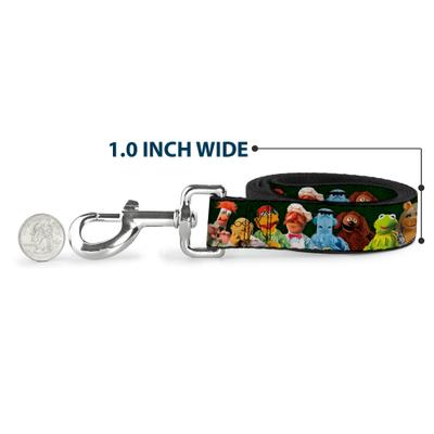 Show full view: Buckle-Down Disney Muppets Character Group Pose Polyester Dog Leash, 6-ft long, 1-in wide slide 5 of 6