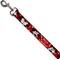 Show in main carousel: Buckle-Down Disney Mickey Minnie Hugs Kisses Poses Polyester Dog Leash, Red, 6-ft long, 1-in wide slide 2 of 6