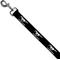 Show in main carousel: Buckle-Down Ford Mustang Black Logo Repeat Polyester Dog Leash, White, 6-ft long, 1-in wide slide 2 of 6
