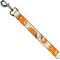 Show in main carousel: Buckle-Down Disney The Nightmare Before Christmas Jack Pose & Pumpkins Collage Polyester Dog Leash, Orange, 6-ft long, 1-in wide slide 2 of 6