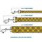 Show in main carousel: Buckle-Down Harry Potter Hufflepuff Crest Plaid Polyester Dog Leash, Yellow, 4-ft long, 1-in wide slide 3 of 6
