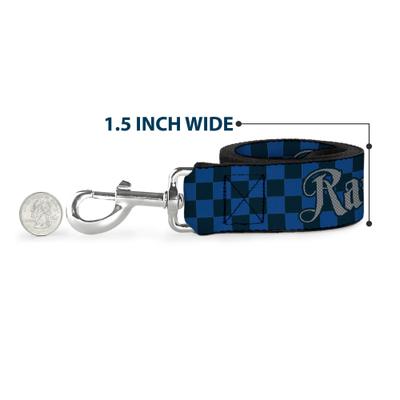 Show full view: Buckle-Down Warner Bros. Harry Potter Ravenclaw Checker Polyester Dog Leash, Blue, 6-ft long, 1-in wide slide 6 of 6