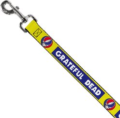 Buckle-Down Grateful Dead Text Box & Steal Your Face Logo Polyester Dog Leash, 6-ft long, 1-in wide slide 2 of 6