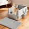 Show in main carousel: FUTAM Stainless Steel Cat Litter Box with Lid, X-Large: 23 x 14.6 x 10-in slide 6 of 8