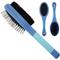 Show in main carousel: American Kennel Club 2-in-1 Deshedding & Detangling Dog Grooming Brush with Dense Nylon Bristles slide 3 of 6