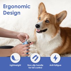 American Kennel Club Non-Slip Grip Stainless Steel Blades Dog & Cat Nail Clippers with Safety Guard & Nail File slide 2 of 6