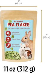 Vila Pea Flakes Rabbit Treats, 11-oz bag slide 2 of 3