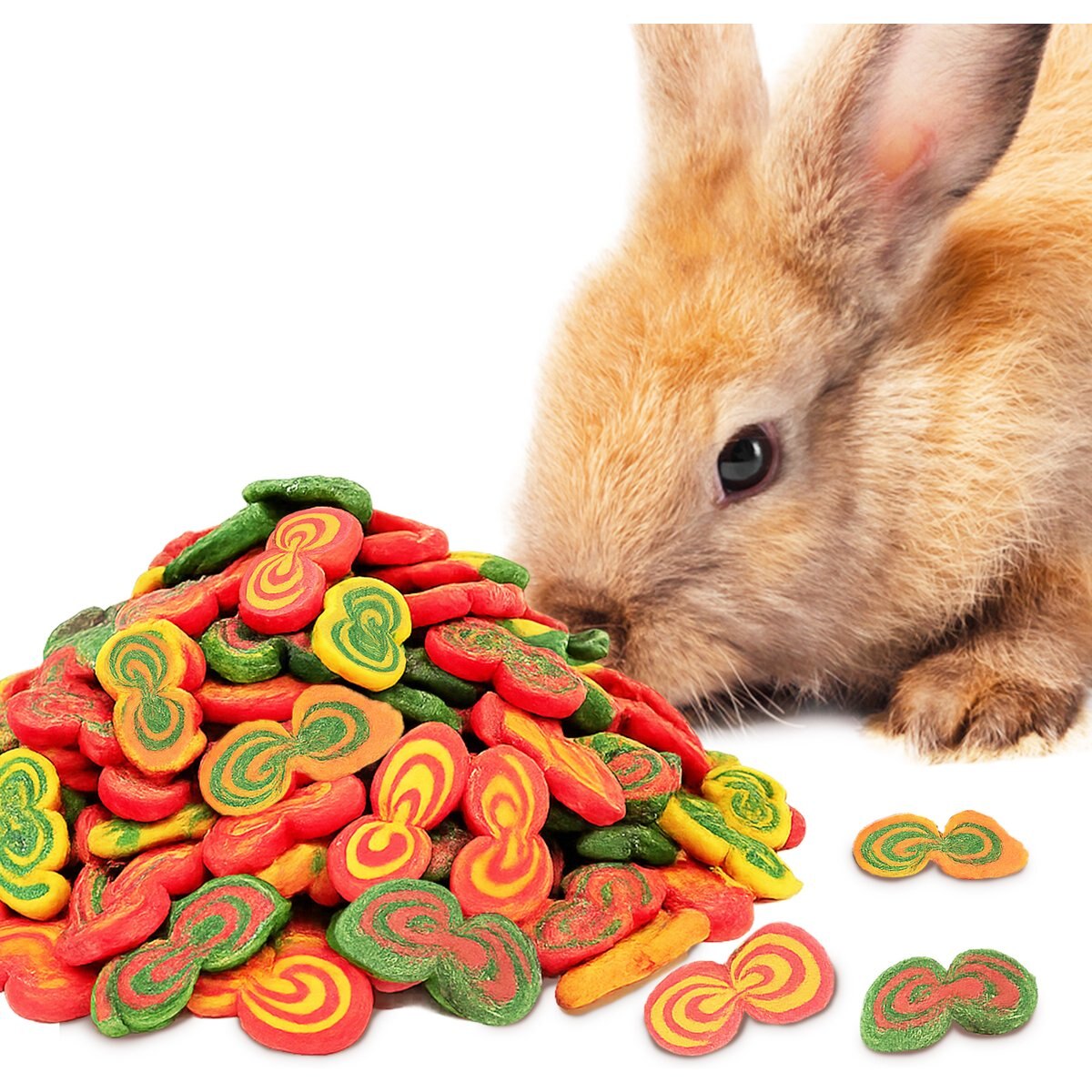Vila Rabbit Timothy Grass Biscuits Small Pet Treats, 4.58-oz bag