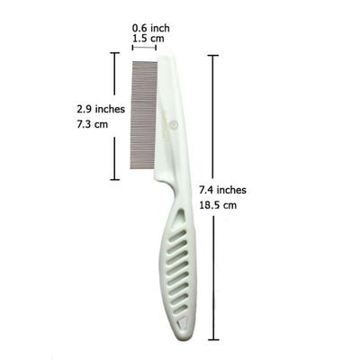 Show full view: SunGrow Tick & Flea Comb for Short Haired Dog & Cat, Small Pet Shedding & Grooming Tool slide 7 of 8
