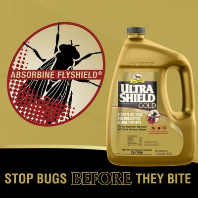 Show full view: Absorbine UltraShield Gold Horse Fly Spray Refill, 128-fl oz bottle slide 6 of 11