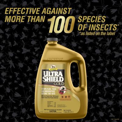 Show full view: Absorbine UltraShield Gold Horse Fly Spray Refill, 128-fl oz bottle slide 3 of 11