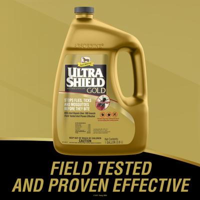 Show full view: Absorbine UltraShield Gold Horse Fly Spray Refill, 128-fl oz bottle slide 2 of 11