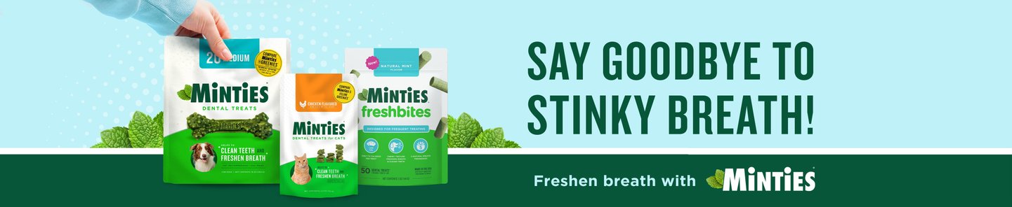 SAY GOODBYE TO STINKY BREATH! Freshen breath with MINTIES.