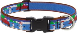 LupinePet Christmas Design Adjustable Dog Collar, Special Delivery, Large: 16 to 28-in neck, 1-in wide