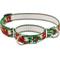 Show in main carousel: LupinePet Christmas Design Martingale Slip-on Adustable Training Dog Collar, Poinsettia, Medium: 14 to 20-in neck, 3/4-in wide slide 1 of 6