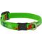 Show in main carousel: LupinePet Christmas Design Adjustable Breakaway Buckle Safety Cat Collar, 8 to 12-in neck, 1/2-in wide, Happy Holidays Green slide 1 of 4