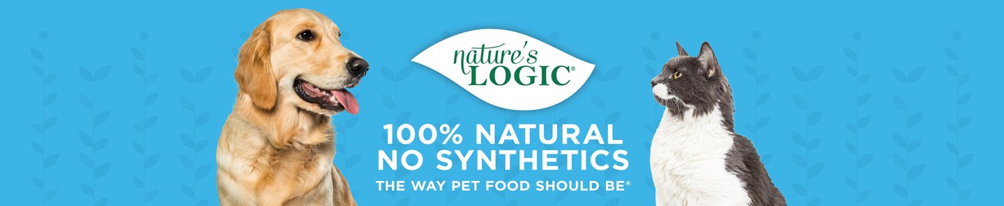 nature's logic 100% natural no synthetics The way pet food should be