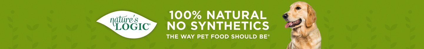Nature's Logic 100% Natural No synthetics The way pet food should be