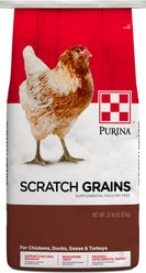 Purina Scratch Grains Poultry Feed, 25-lb bag