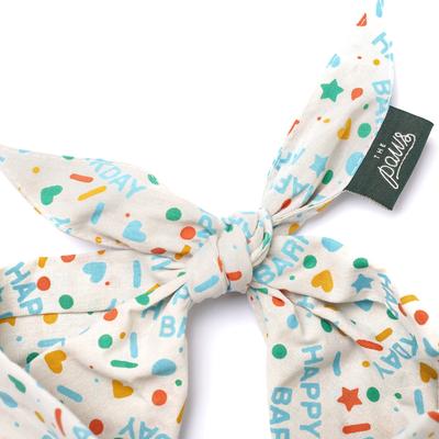 Show full view: The Paws Sparkle Pawty Dog Bandana, Blue, Small slide 6 of 7