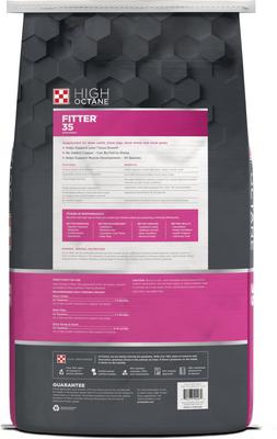 Show full view: Purina High Octane Fitter 35 Livestock Show Supplement Pellets, 40-lb bag slide 2 of 2