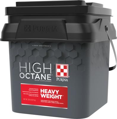 Show full view: Purina High Octane Heavy Weight Show Livestock Supplement Powder, 20-lb tub slide 2 of 3
