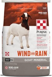 Purina Wind & Rain Goat Mineral, 25-lb bag