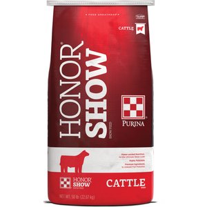 Purina Honor Show Full Range 12 TXT DX High Fiber Cattle Feed, 50-lb bag
