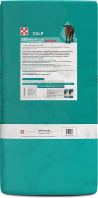 Show full view: Purina 24:20 All Milk Medicated Calf Milk Replacer Powder Cattle Feed, 50-lb bag slide 2 of 3