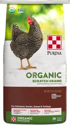 Purina Organic Scratch Grains Poultry Feed, 35-lb bag