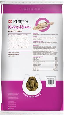 Show full view: Purina Nicker Makers Horse Treats, 15-lb bag slide 2 of 3