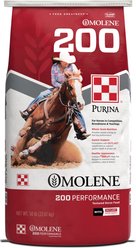 Purina Omolene 200 Performance Horse Feed, 50-lb bag
