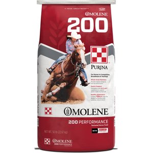 Purina Omolene 200 Performance Horse Feed, 50-lb bag