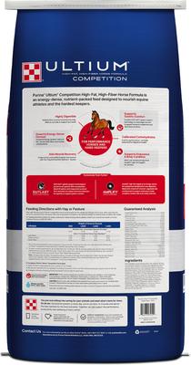 Show full view: Purina Ultium Competition Horse Feed, 50-lb bag slide 2 of 10
