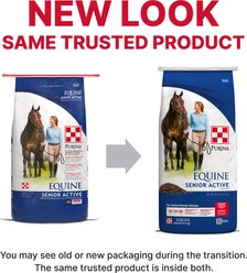 Purina Equine Senior Active Horse Feed, 50-lb bag slide 2 of 9