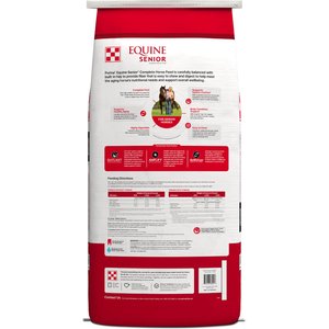 Purina Equine Senior Horse Feed, 50-lb bag