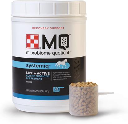 Show full view: Purina MQ Systemiq Probiotic Horse Supplement Pellets, 2-lb tub slide 5 of 6