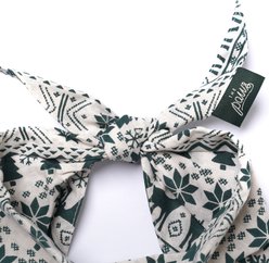 The Paws Christmas Hygge Dog Bandana, Green, Large slide 2 of 6