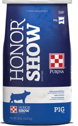 Purina Honor Showpig 14P BMD Pellets Swine Feed, 50-lb bag