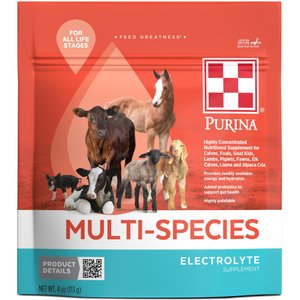 Purina Multi-Species Electrolyte Cattle Supplement, 4-oz pouch