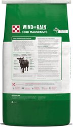 Purina Wind & Rain Hi-Mag 4% Phosphorus Complete Cattle Mineral, 50-lb bag slide 2 of 2