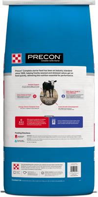 Show full view: Purina Precon Complete RX3 Pellets Cattle Feed, 50-lb bag slide 2 of 10