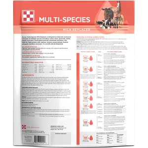 Purina Multi Species Milk Replacer Powder Farm Feed, 8-lb bag