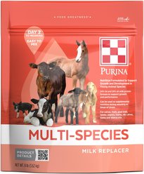 Purina Multi Species Milk Replacer Powder Farm Feed, 8-lb bag