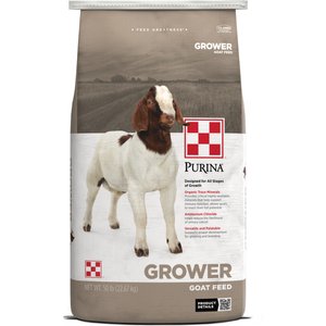 Purina Goat Grower 16 Plus Up Pellets Goat Feed, 50-lb bag