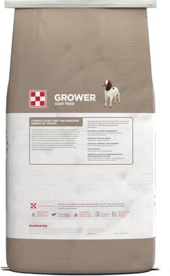 Show full view: Purina Goat Grower 16 Plus Up Pellets Goat Feed, 50-lb bag slide 2 of 3