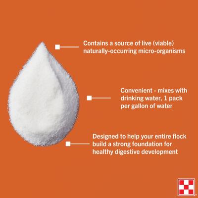 Show full view: Purina Probiotic Digestive Poultry Supplement, 0.17oz packet, 3 count slide 3 of 4