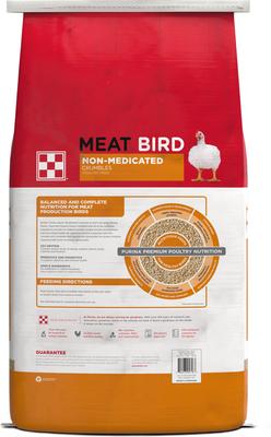 Show full view: Purina Meat Bird 22% Protein Crumbles Chicken Feed, 40-lb bag slide 2 of 3